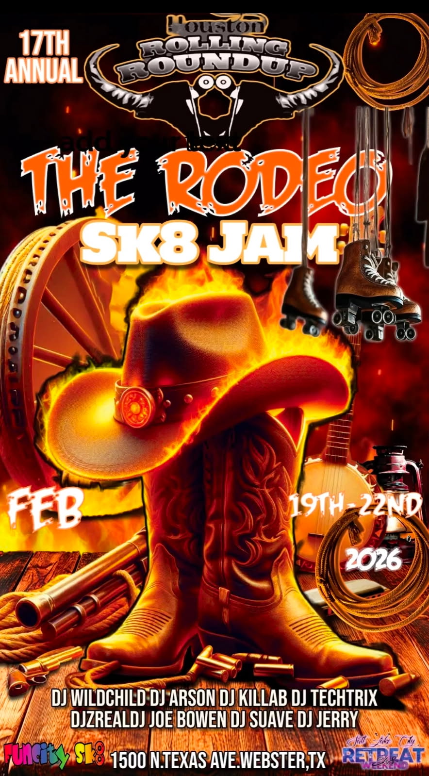Houston Roundup event flyer